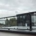 Glass Balustrade to a Flat Roof Terrace, Raked to the Roof Fall (Barnsley)
